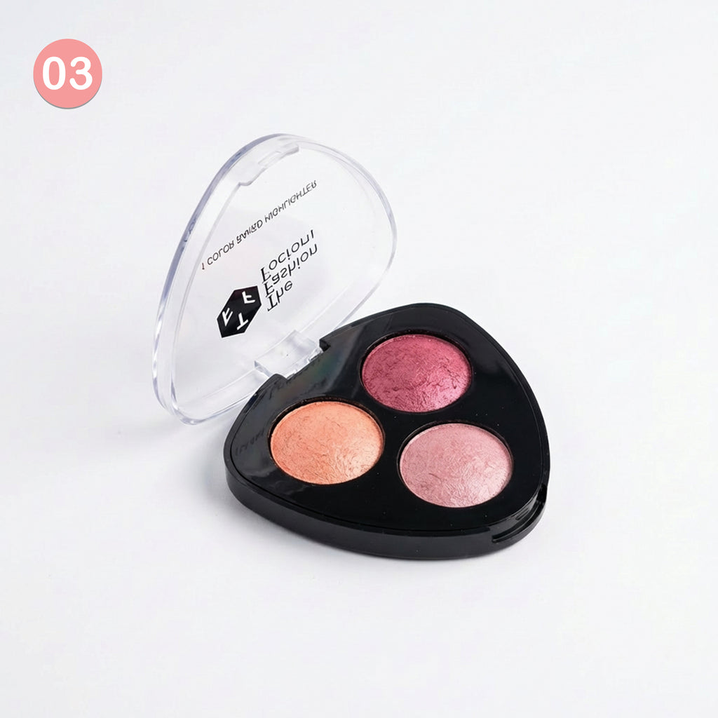 3 Color baked highlighter