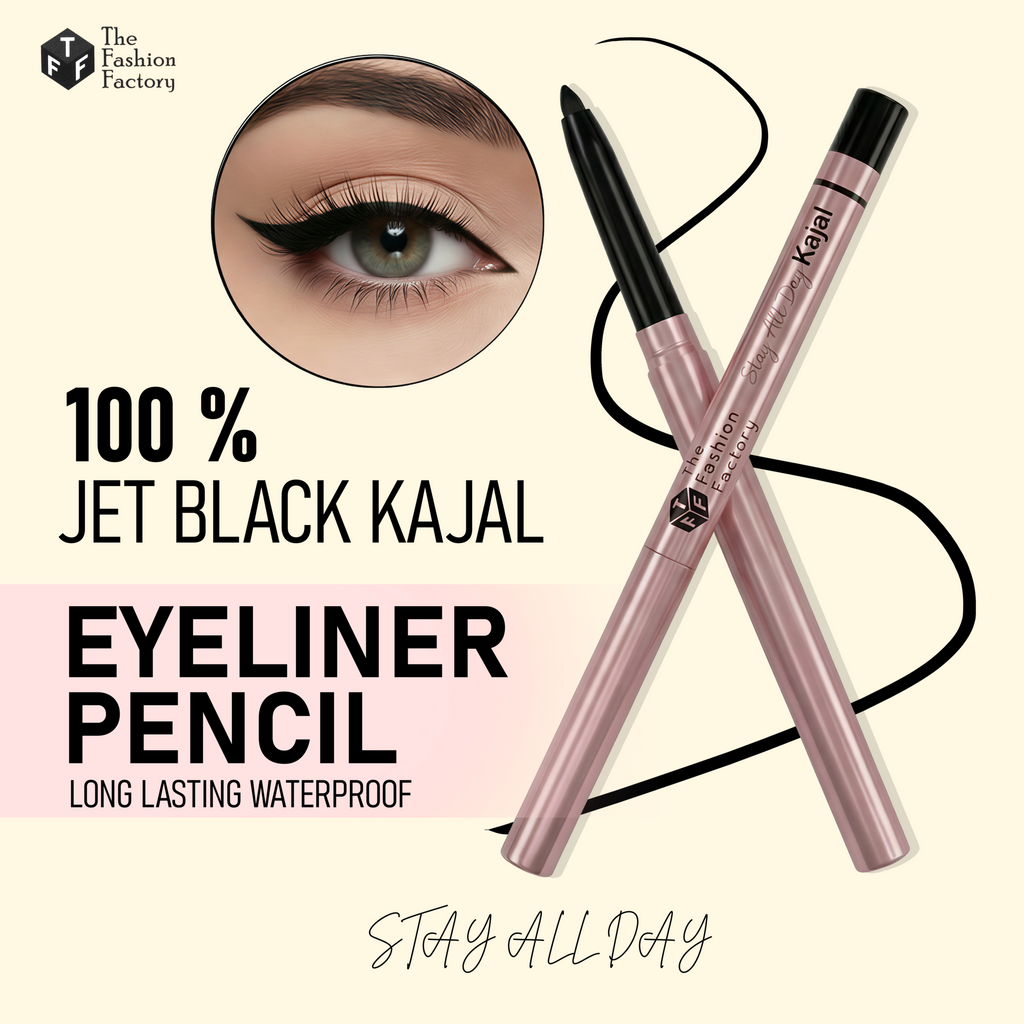 Jet Black Pencil and Eye Liner Pencil
